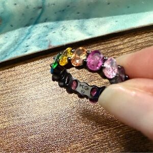 Kurt Geiger Oval Mix Stone Ring